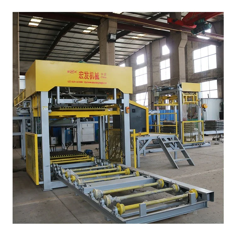Cement brick packing machine and cube machine
