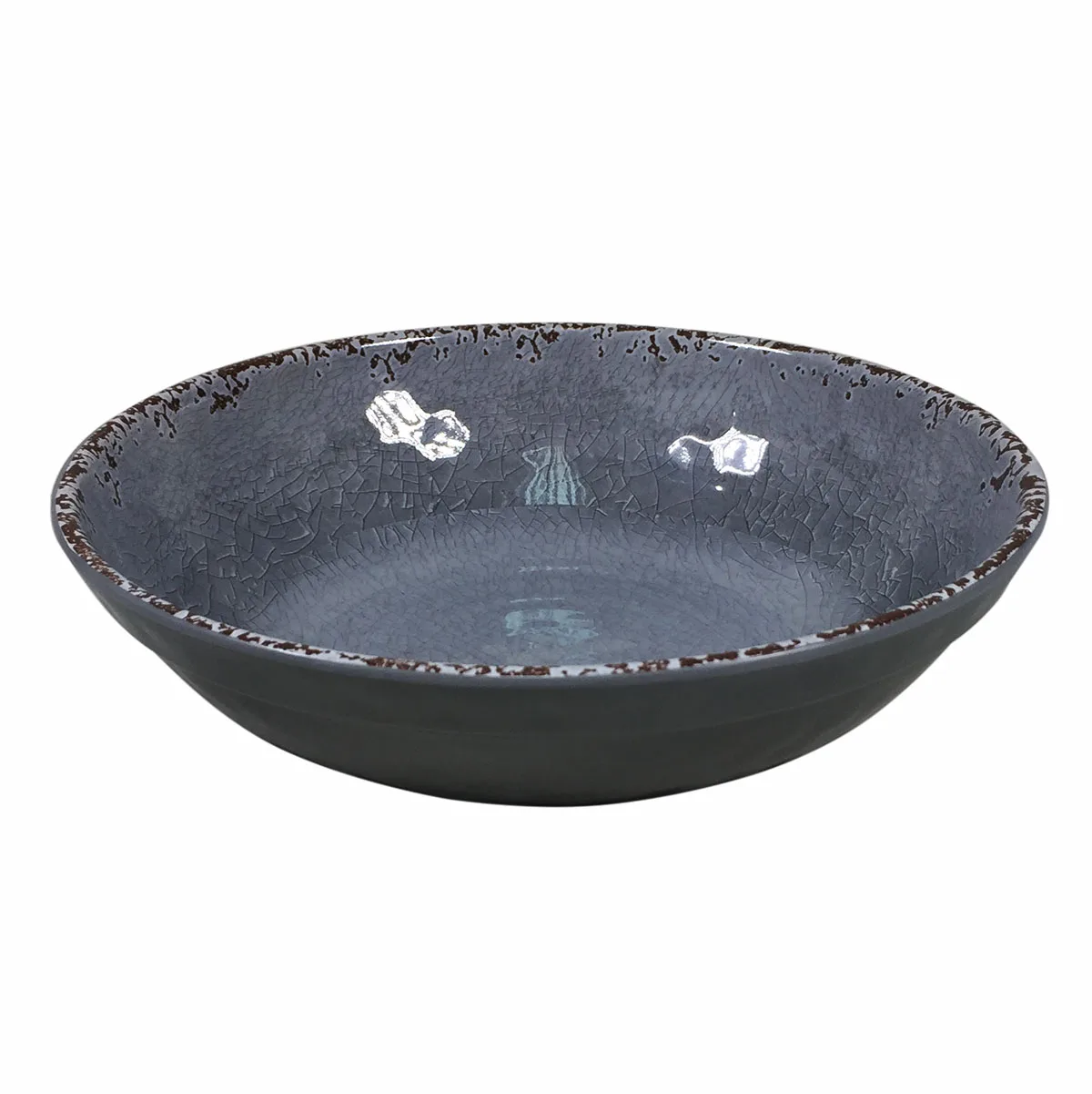 
hot sales factory ODM melamine rustic salad bowl for outdoor or indoor dinner 