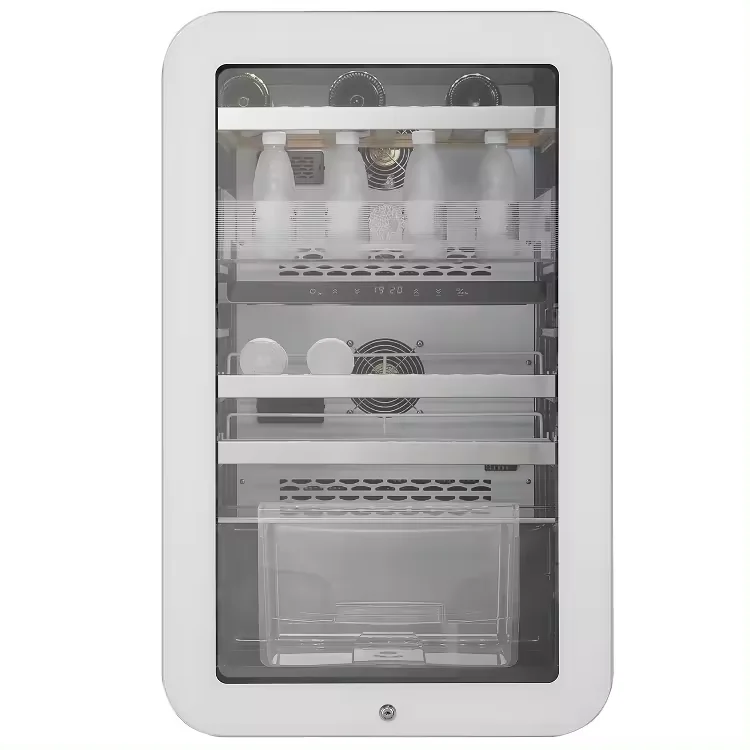 VI50RDT Wine Bar Fridge Wine Beer Refrigerator Dual Zone Compressor Wine Cooler Electric Fan Cooling