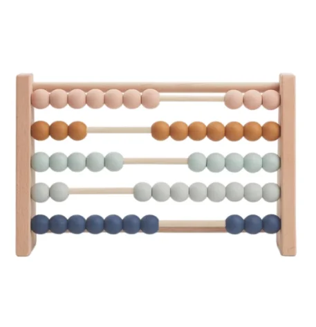 Wooden Abacus Children Early Math Learning Toy Numbers Counting Calculating Beads