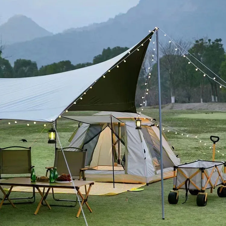 Custom Waterproof Picnic Mountain Trekking Travel Portable Hiking Tourist Outdoor Camping Tent