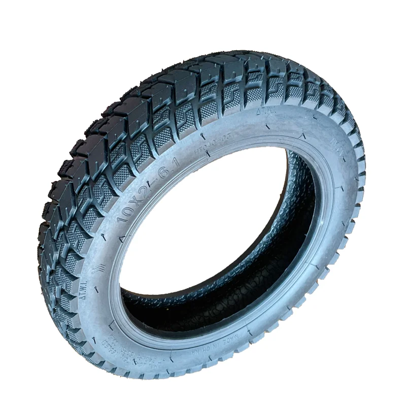Sell good European tire 10 inch rubber tires 10x2 off road tubeless fit for Xiaomi scooter refitted with enlarged tires