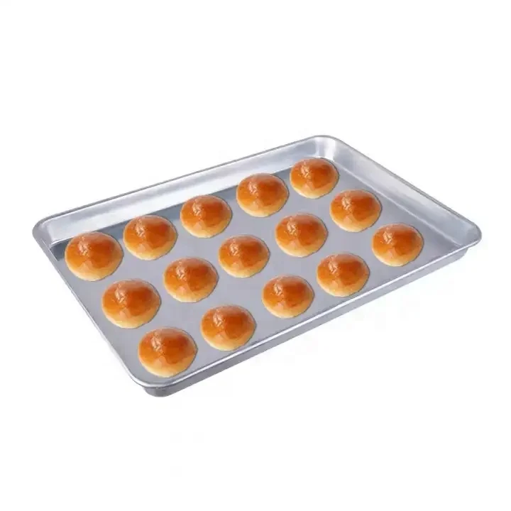Good Price Rectangle Baking 40*60cm Aluminum Bakery Oven Baking Tray Stainless Steel Baking Tray For Oven