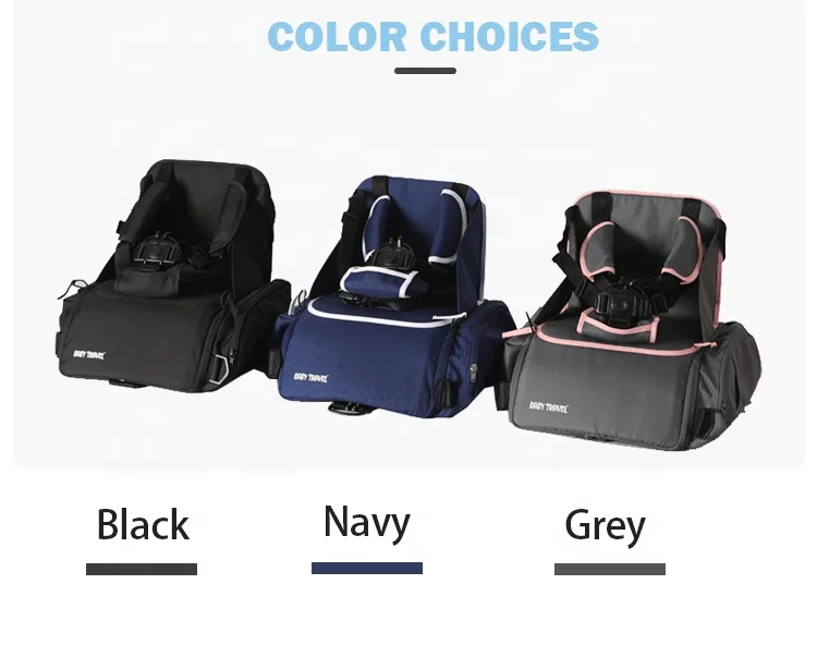 Lightweight fold high chair travel child bag baby table 5 point harness weight limit height age booster seat for booster seat