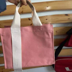 Affordable cloth bags white organic cotton tote bag fashion canvas shoulder bag