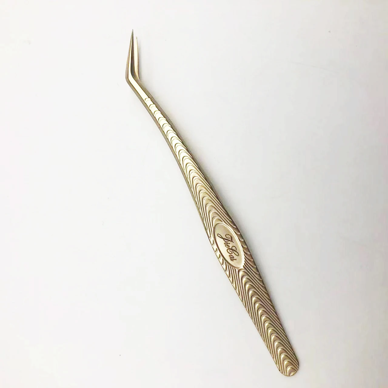 Free Custom Logo 90 Degree Private Label Lash Extension Eyelash Tweezers