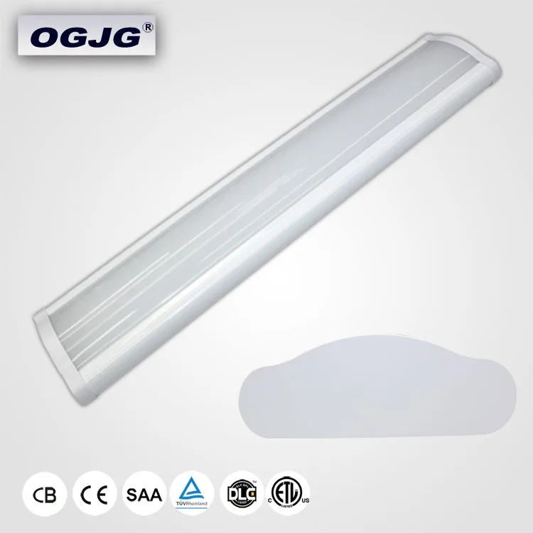 OGJG 600mm 1200mm 1500mm led batten commercial motion sensor hanging linear lights for workshop warehouse