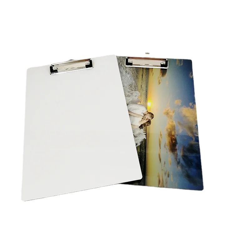 Personalized MDF material A4 size 5mm thickness heating transfer sublimation blanks clipboards DIY