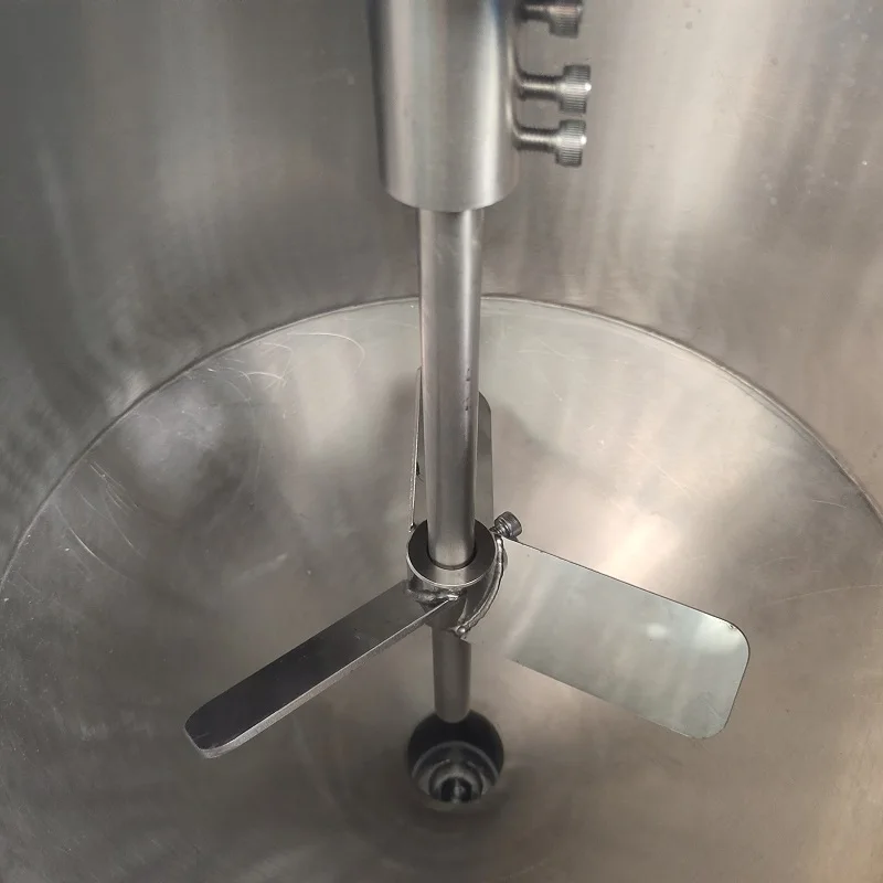 Semi Automatic Vertical Filler Paste Filling Machine with Mixing and Heating Piston Filler Machine Heated Hopper Wood Filler