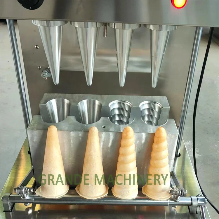 Factory Supply Superior Quality Commercial Pizza Cone Moulding Machine Rotating Pizza Oven Display Case Pizza Kono Maker