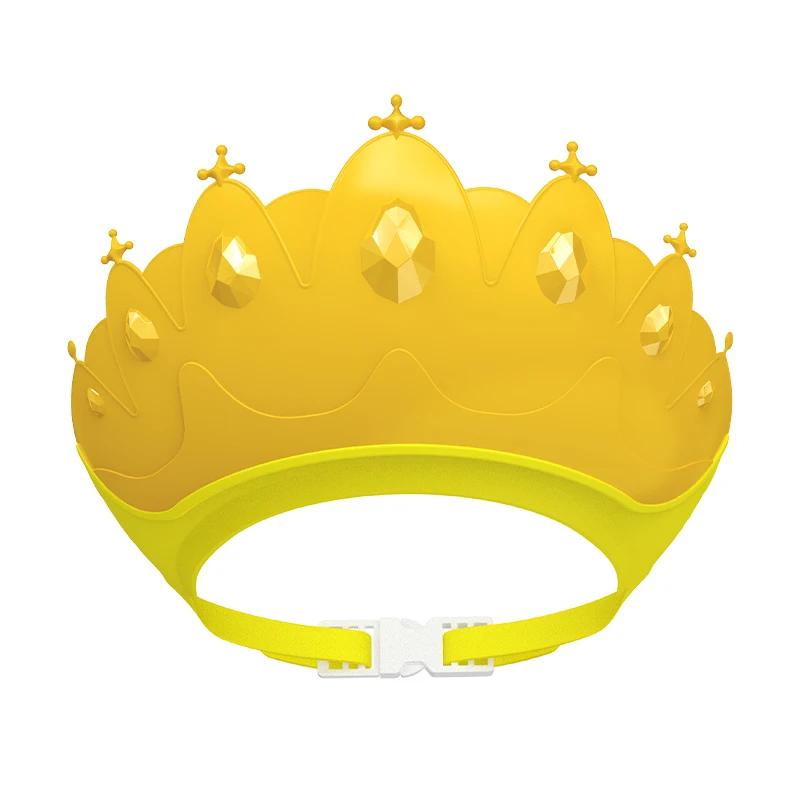 Angel Shield 2022 new crown style kids shampoo shower cap for baby hair washing