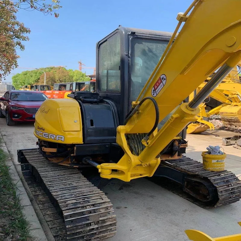 ZiHui Mini Excavator Used Kobelco 55 Crawlers Diesel Engine Second Hand Farm Household Digger