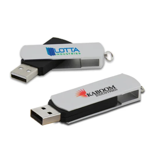 Sublimation Usb memory drive 4GB 8GB Rotating swivel usb flash drive