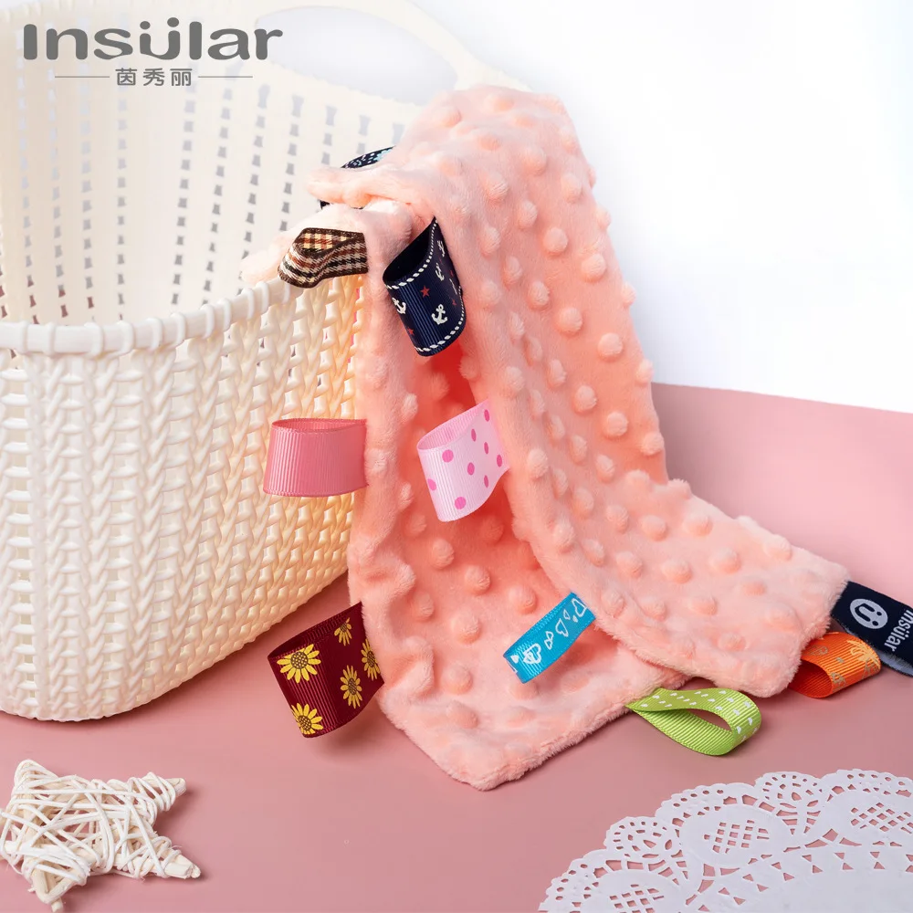 Wholesale Price Newborn Baby Soothing Towels Soild Color