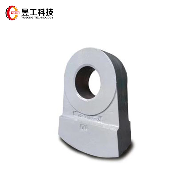Factory direct sales wear resistant High Manganese Steel with Ceramic Hammer for  Hammer Crusher