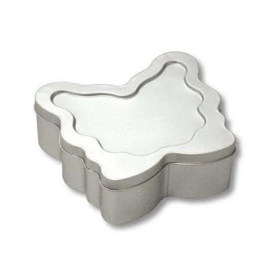 Hot Sale Custom Printed Tinplate Beautiful Butterfly luxury Gift Box Metal Tin Can Candy Chocolate Cake CookieTins Cans Package