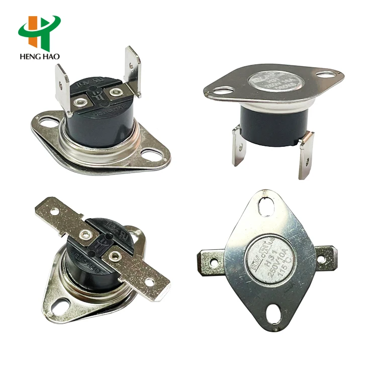 ksd bimetallic thermostat factory outlet ksd301 snap-action bimetallic thermostat 250V 10A 16A 0 to 300 C