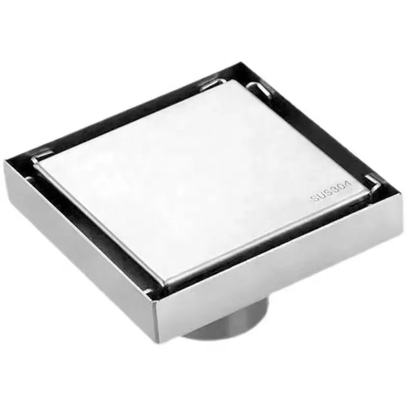 304 Stainless Steel Anti-odor Floor Drain Covers Bathroom Kitchen Concealed Shower Drainage Set