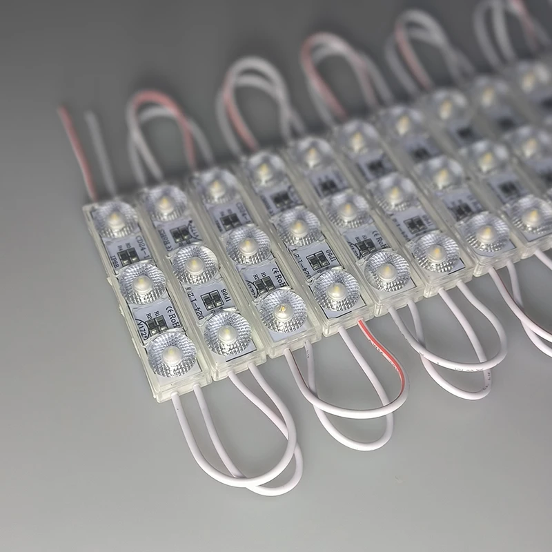 High end IP68 waterproof 12V 24V LED Module lossless 3030 With lens led module