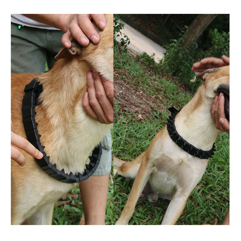 Tactical K9 Dog Training Collar XL Martingale With Poly Coated Nylon Durable Stainless Steel Chain Breakaway Plastic Feature