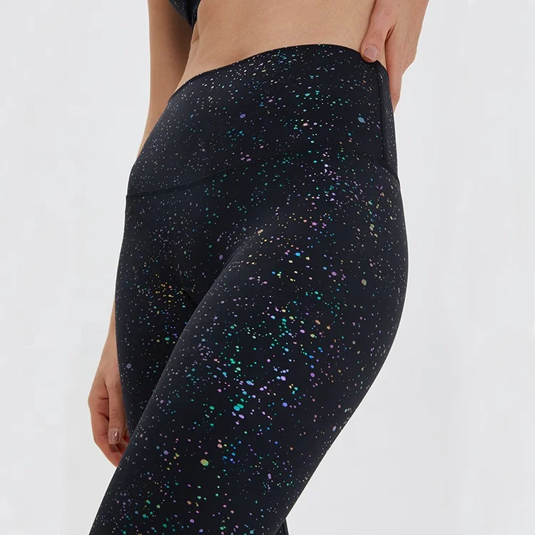 
Cheap shiny black leggings wholesale young girls leggings women sport yoga leggings pant 