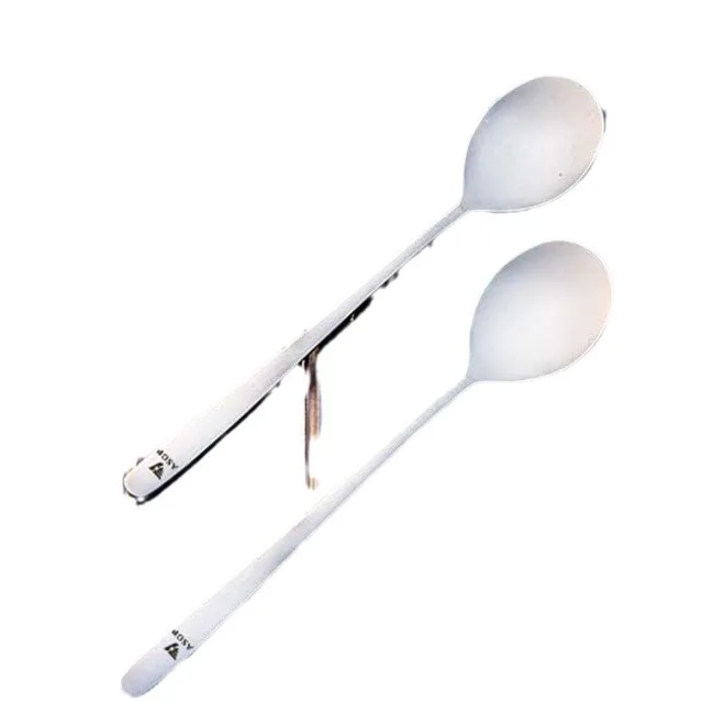 Food Grade Pure Titanium Portable Spoon Suitable for Home and Outdoor Use