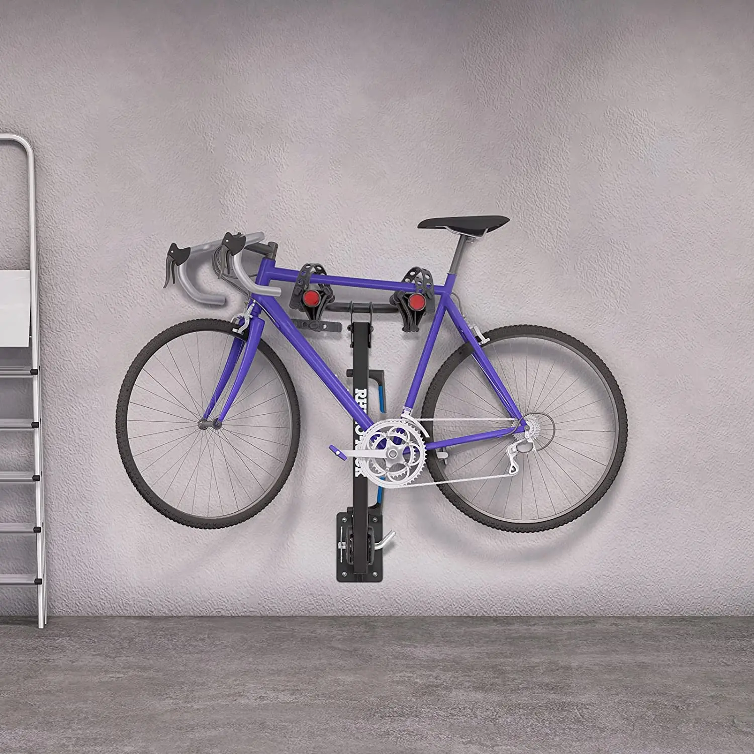 Hitch Wall Mount Hitch Mount Bike Rack and Cargo Carrier Garage Wall Organizer Trailer Hitch Receiver Storage Metal Carton Box