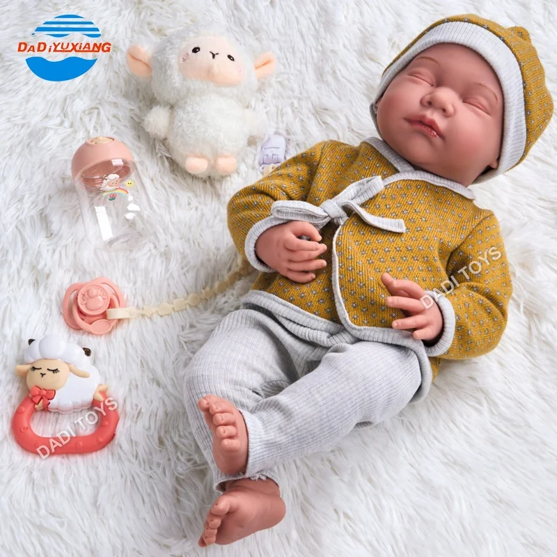 Baby Realistic Soft Vinyl Fashion Newborn Doll 16 Inch Reborn Doll
