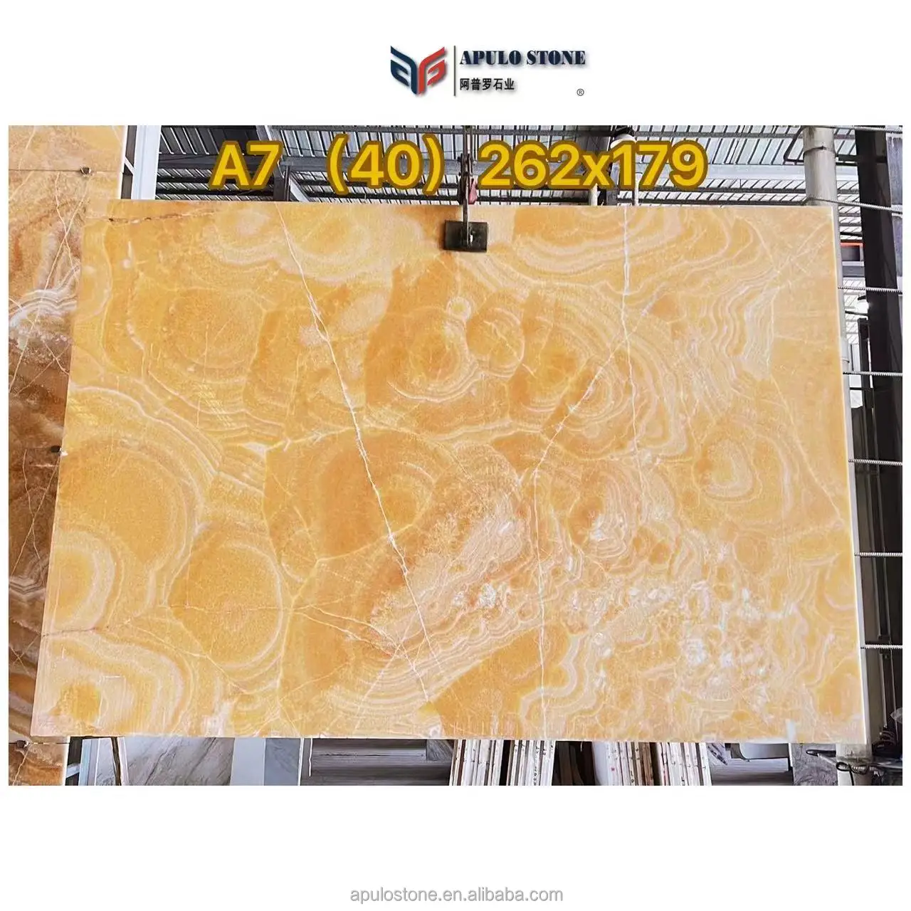 High Quality Apulo Natural golden yellow marble slabs onyx stone for bathroom wall