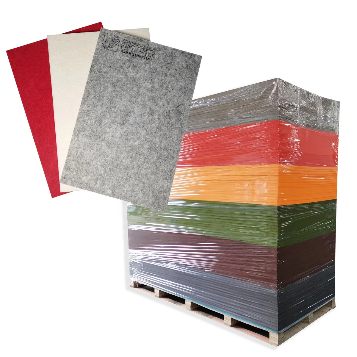 
1220*2440*9/12mm PET Polyester Fiber Wall Acoustic Panel for Recording Studio 