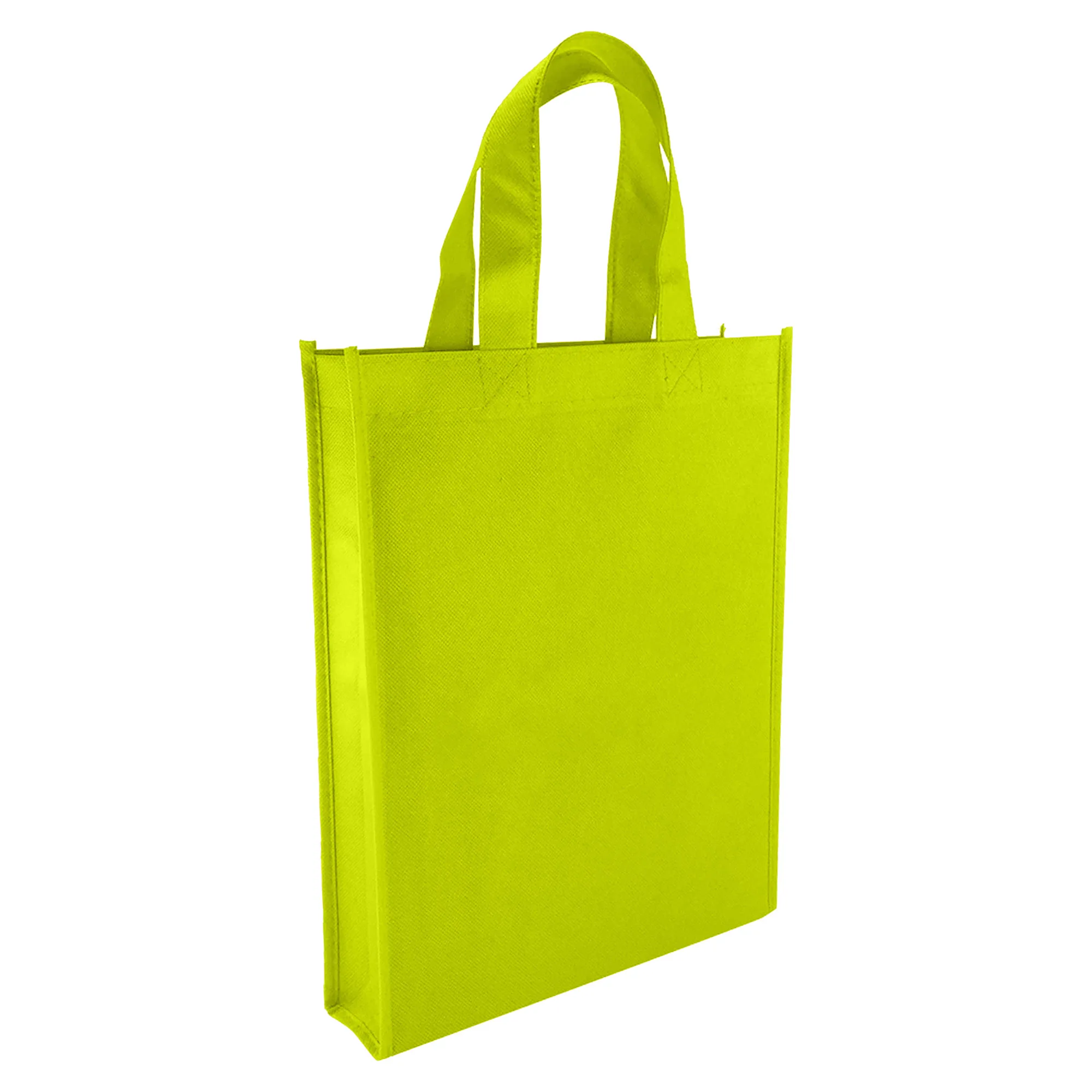 In Stock 12 colors Non Woven Trade Show Bag with Gusset 90gsm A4 Size and Custom Logo with Handles Tote Bag NWB007
