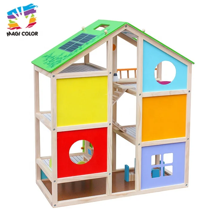 OEM ODM small wooden dolls house furniture for kids W06A281