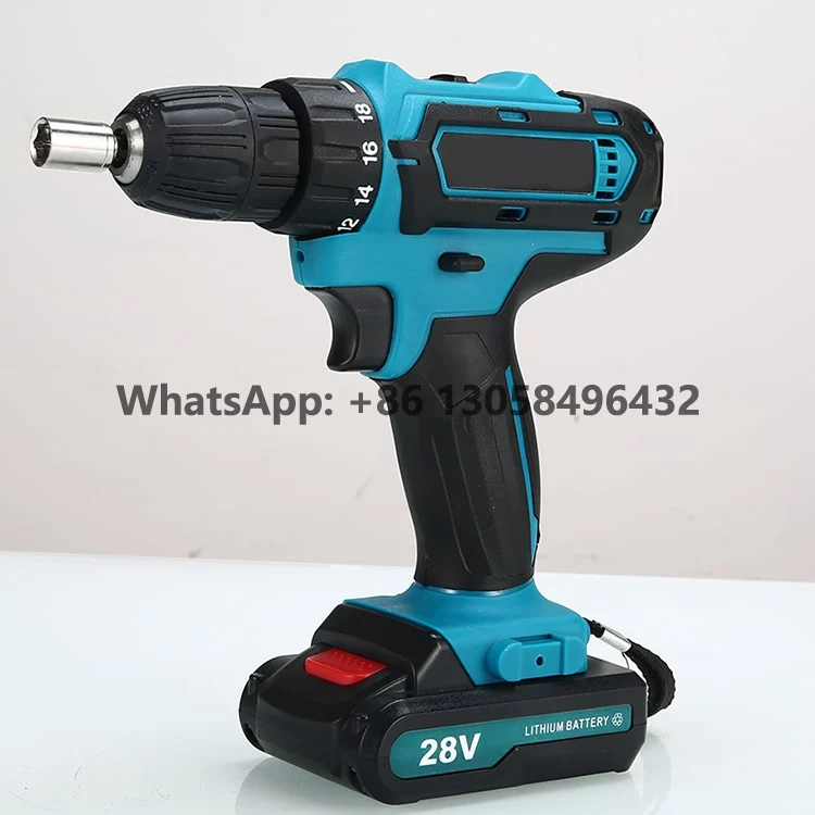 Factory Price Electric Impact Drill Power Craft Cordless Portable Tools Wireless Drill Battery 28V Charged Drills