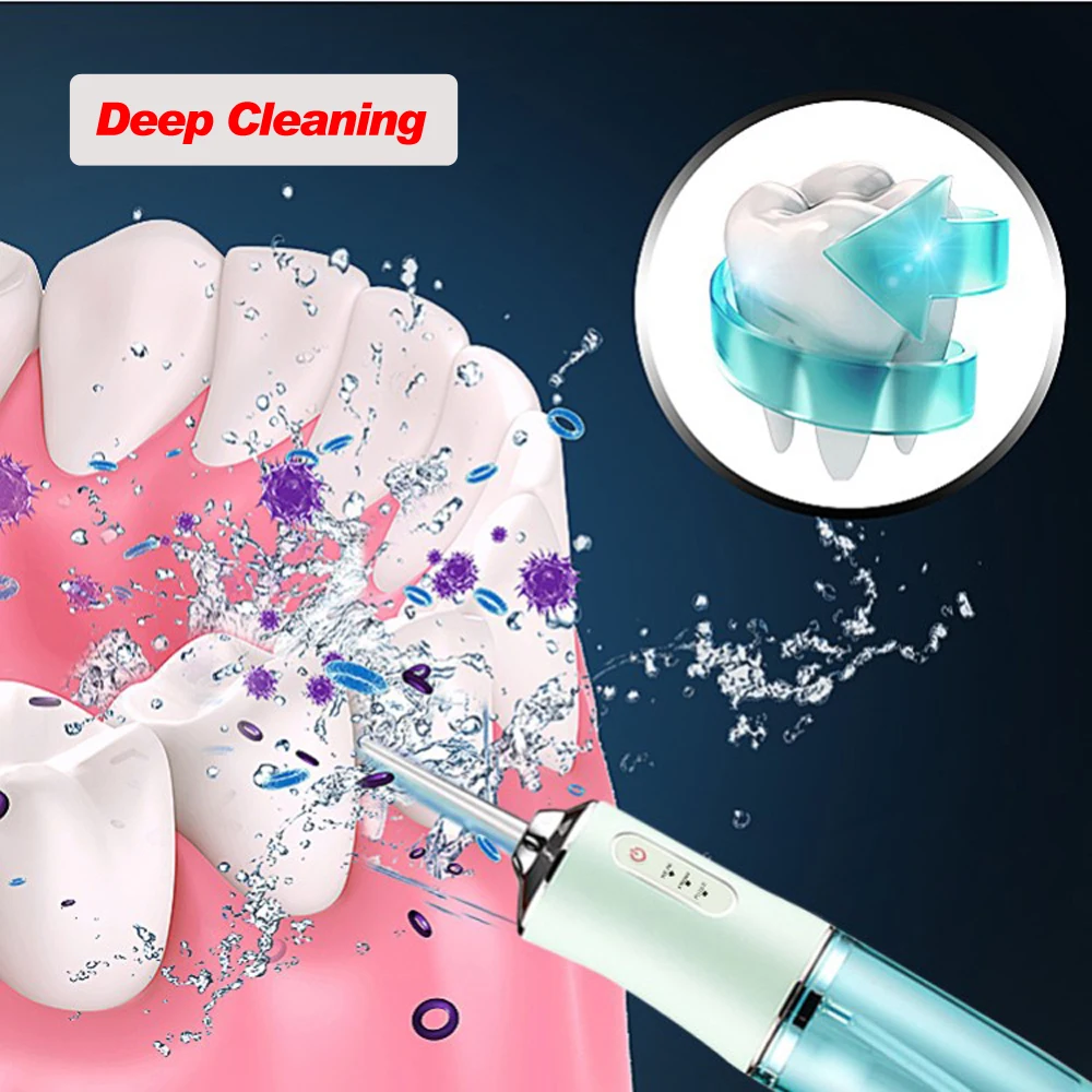 OEM 6886 portable water flosser cordless tooth rotatable usb water dental flosser