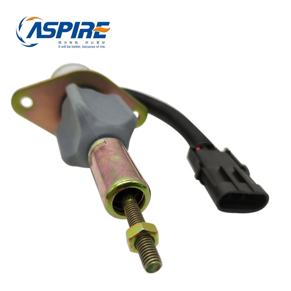 
24v Diesel Engine Stop Solenoid Valve 3928161 Shut off Solenoid For Generator 