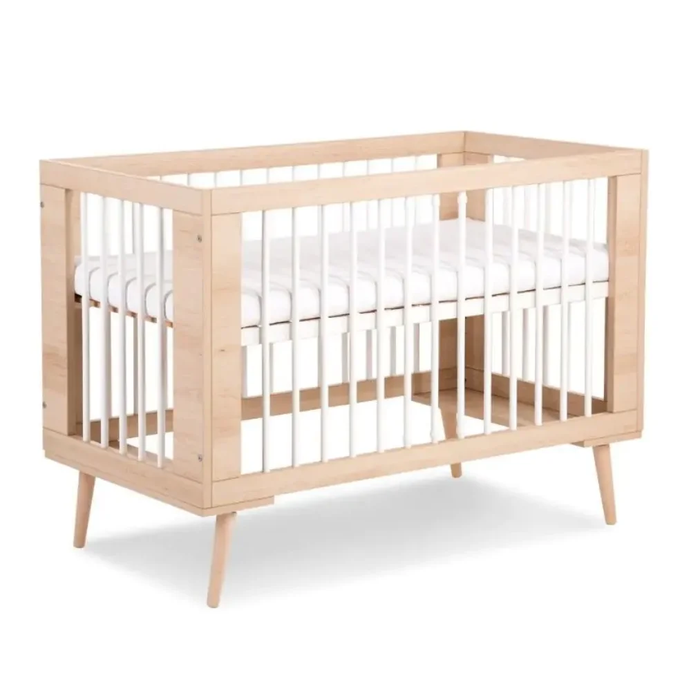 Chinese factory price multifunctional 4 IN 1 wooden baby cribs for baby bedroom furniture 2024