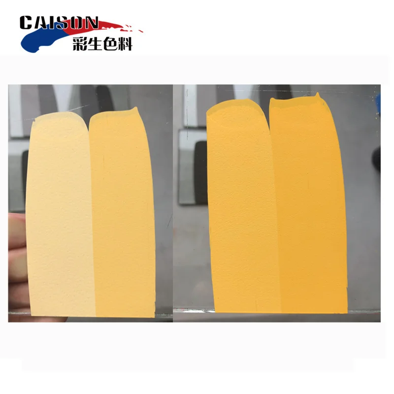 China factory produces liquid golden yellow pigment paste for architectural coatings