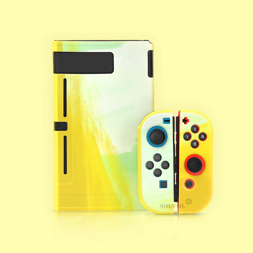 Soft Tpu Protective Case For Nintendo Switch Ns Controller Console Gamepad Skin Case Full Cover Video Game Accessories