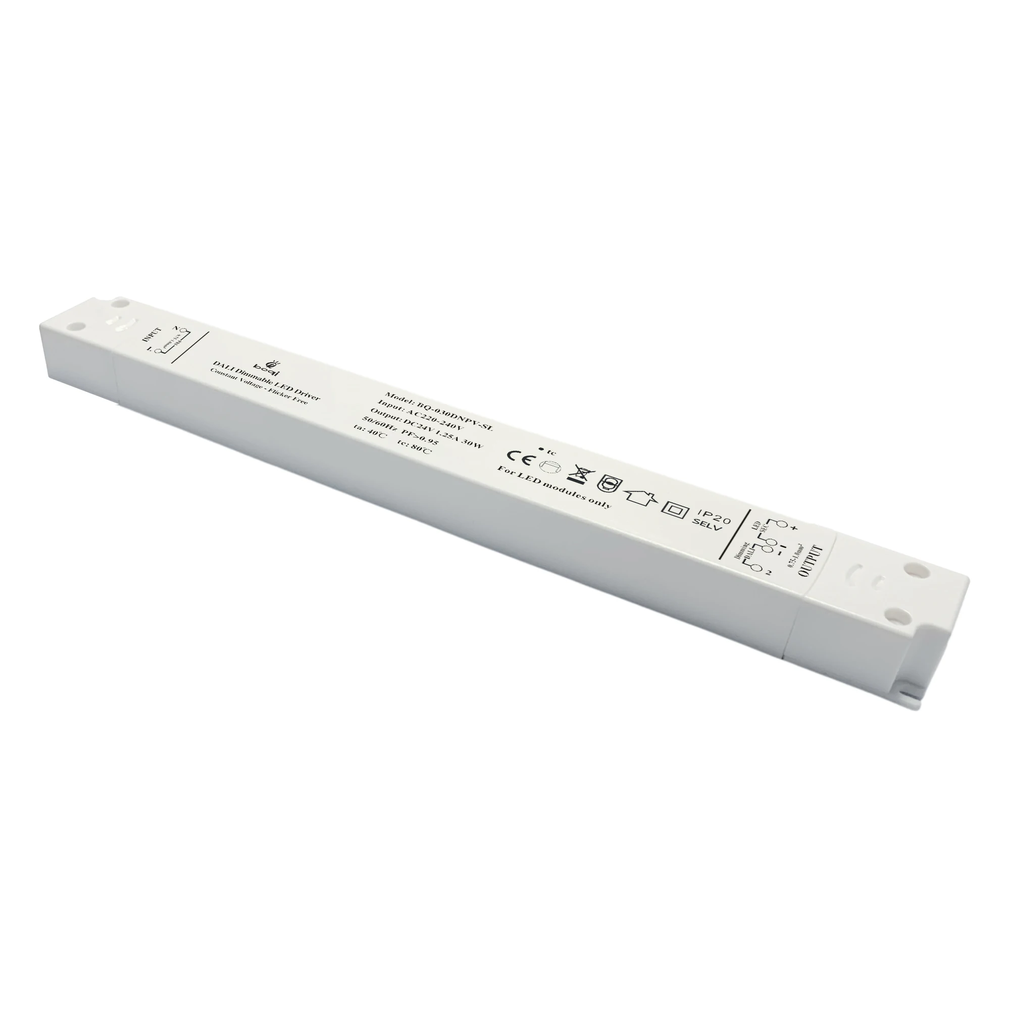 DALI Dimmable LED Drivers 30W 24V 1.25A Constant Voltage CE RoHS