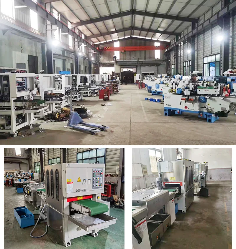 Automatic machines for buffing polishing and satin finishing metals