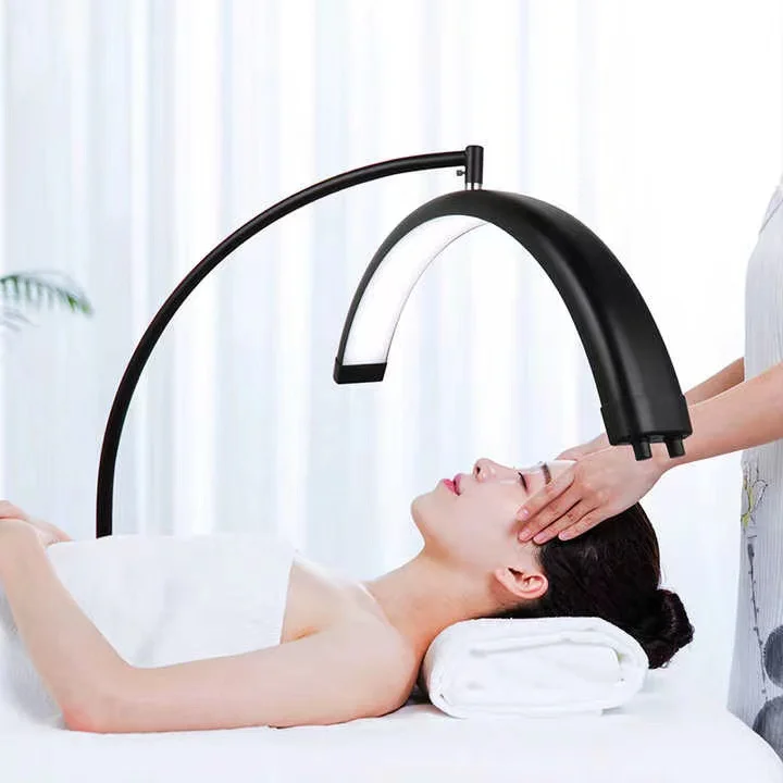 eyelash extension light Free custom logo beauty salon light half moon shaped cosmetic Lash tattoo nail beauty Lamp