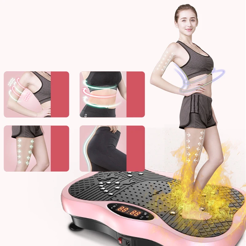 crazy fit massage gym equipment vibration machine powerful plate