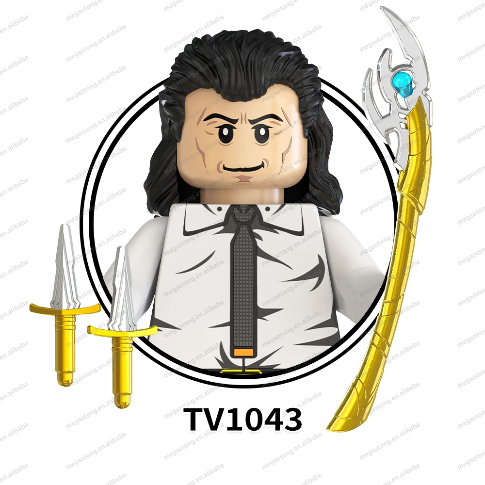 TV6206 Loki Laufeyson Iron Tony Stark Super Hero Movie Character Mini Bricks Building Blocks Kids Educational Mini Toys Juguetes