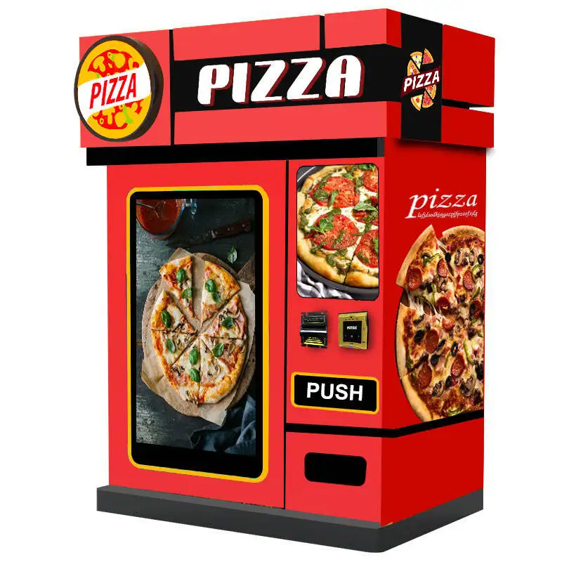 Machines Pizza Auto Express For Cartoon Pizza Vending Machine With Infrared Oven Pizza Vending Robot Intelligent