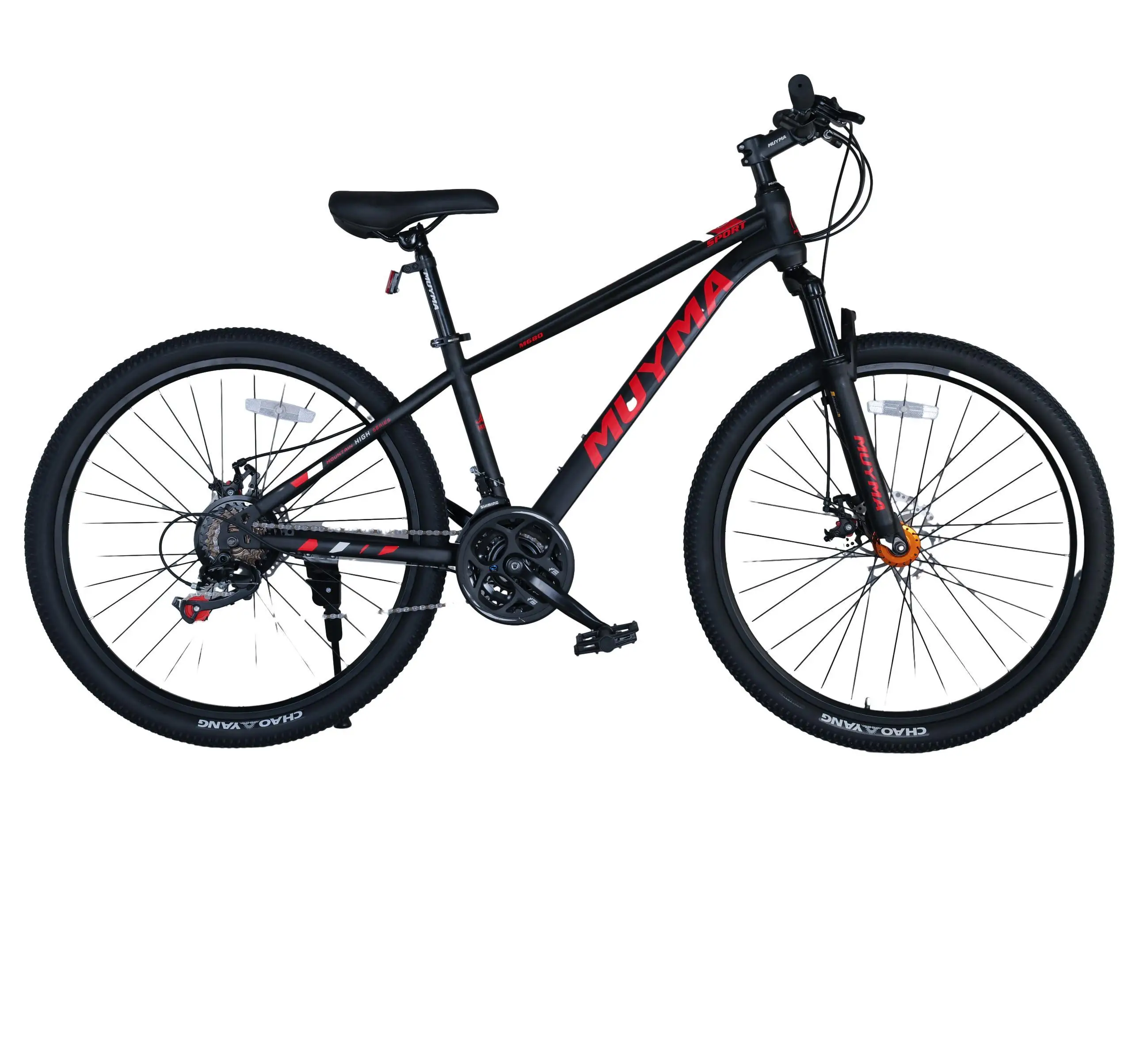 Best-selling ultra-light high-carbon steel frame shock-absorbing front fork 21 variable speed mountain bike