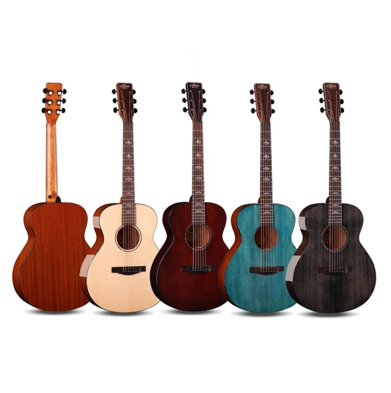 36' mini single Top sitka spruce professional acoustic guitar wholesale in stock