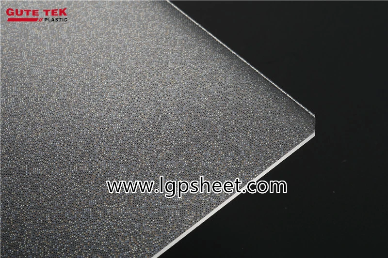 GUTE TEK PLASTIC optical grade ps sheets light guide plate transparent plastic polystyrene sheets