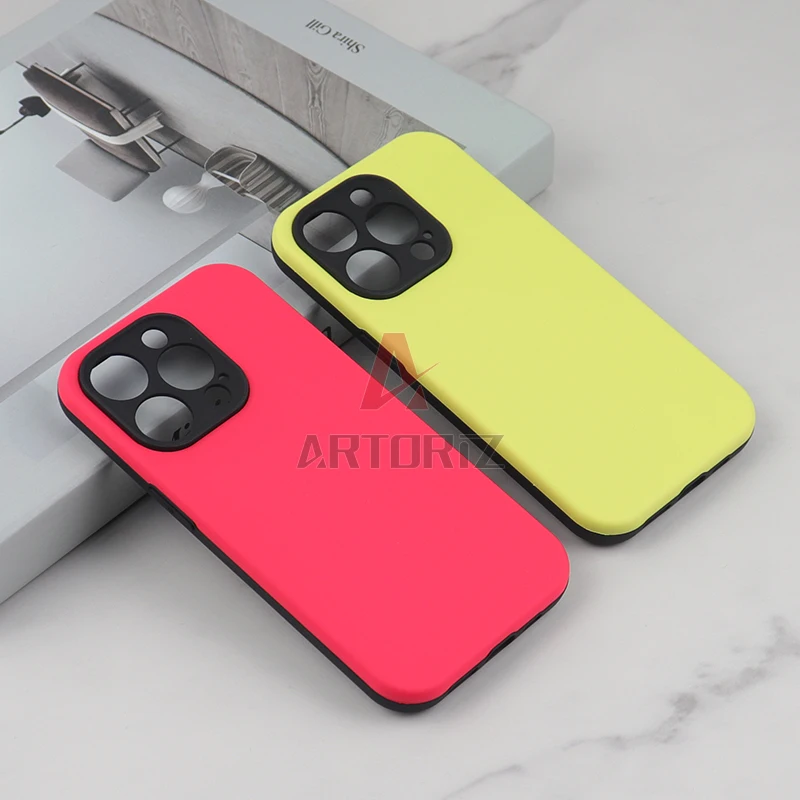 Cool Phone Case  Wholesale  Camera Lens Protection Mobile Phone Case TPU PC 2 in 1 Hard Back Cover Armor For iPhone 14pro