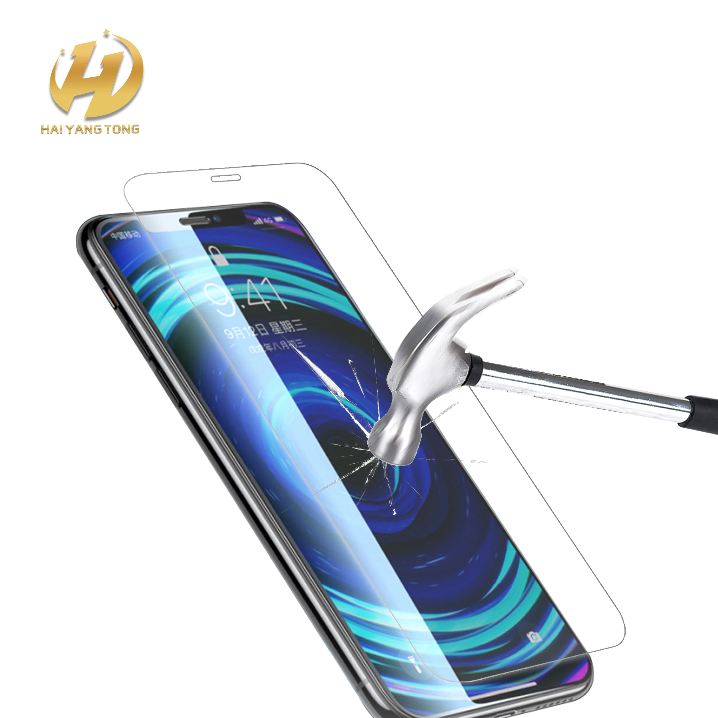 Высококачественное закаленное стекло для защиты экрана Xs Max Xr X для Iphone 12 11 XR XS Max 2.5D 9H, защита экрана