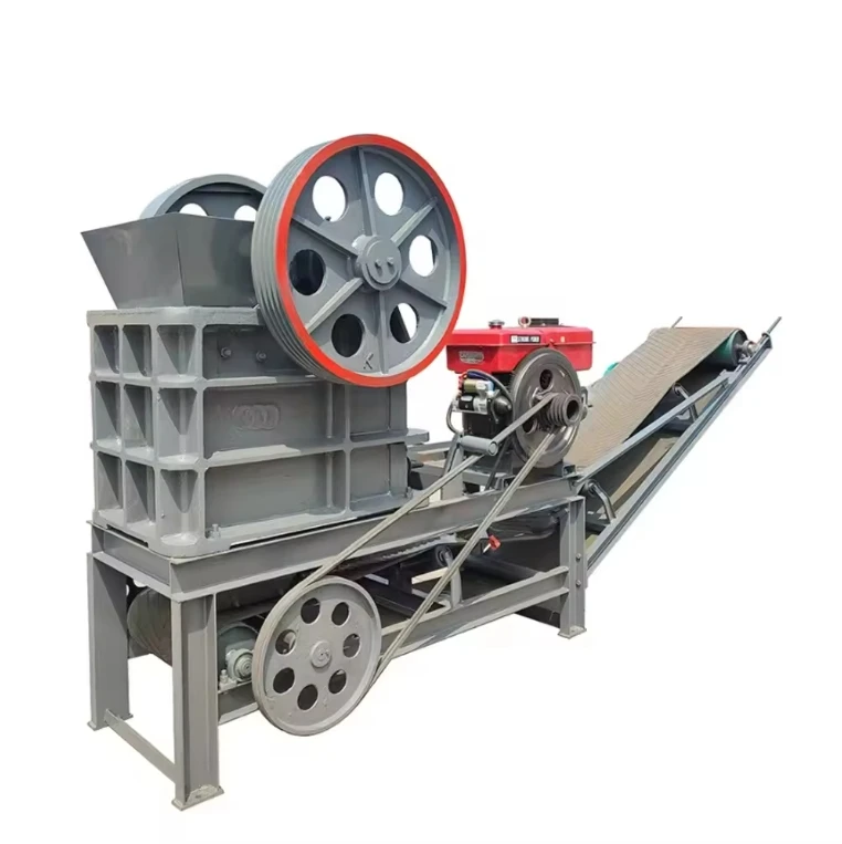PE 150*250 Mobile Jaw Crusher Machine for Stone Mining Engineering and Building Materials Machinery
